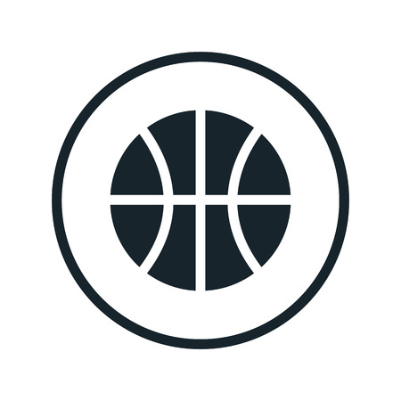 basketball iconのイラスト素材