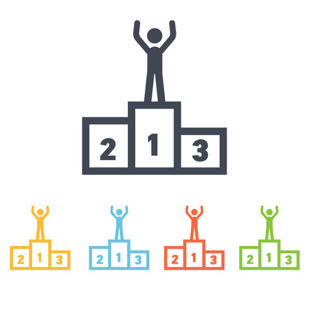 pedestal iconのイラスト素材