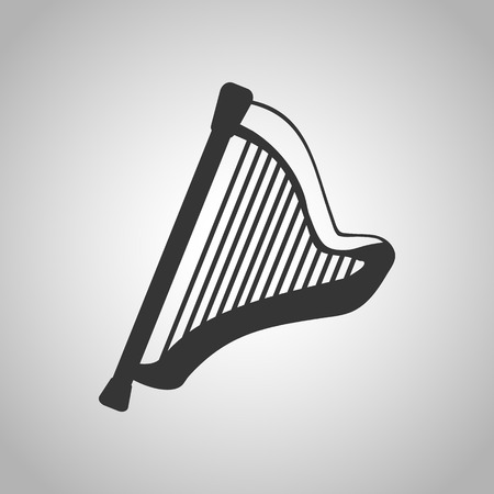 harp iconのイラスト素材