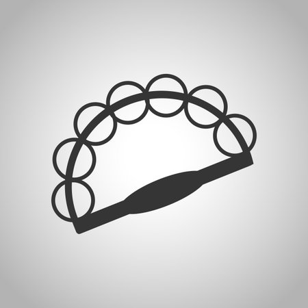 tambourine iconのイラスト素材