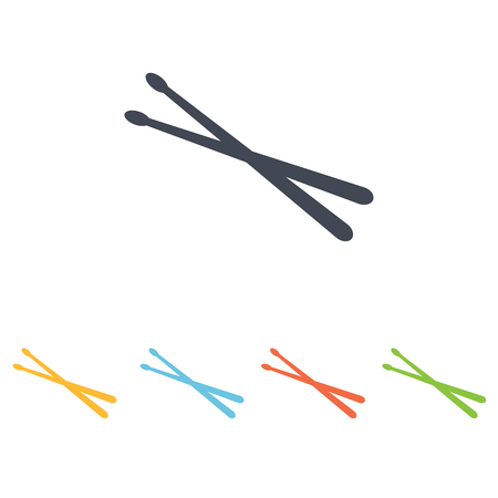 Drumsticks iconのイラスト素材