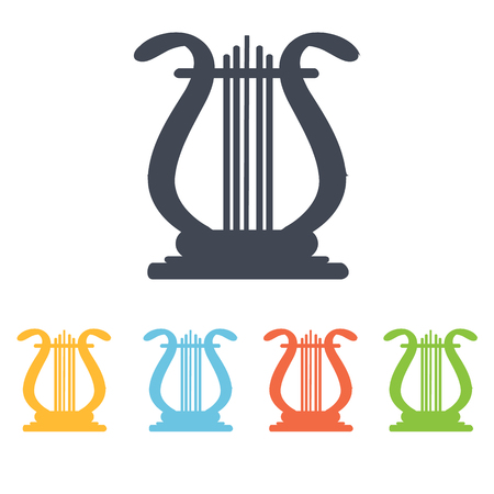 harp iconのイラスト素材