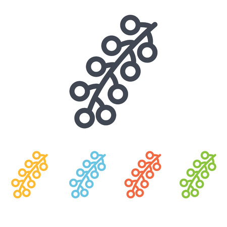 grapes iconのイラスト素材