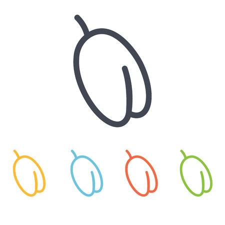 plum iconのイラスト素材