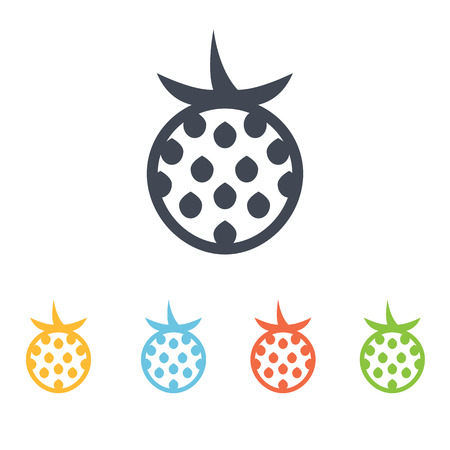 strawberry iconのイラスト素材