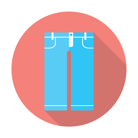 jeans iconのイラスト素材