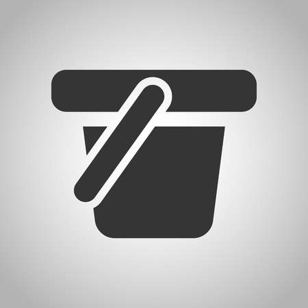 bucket iconのイラスト素材