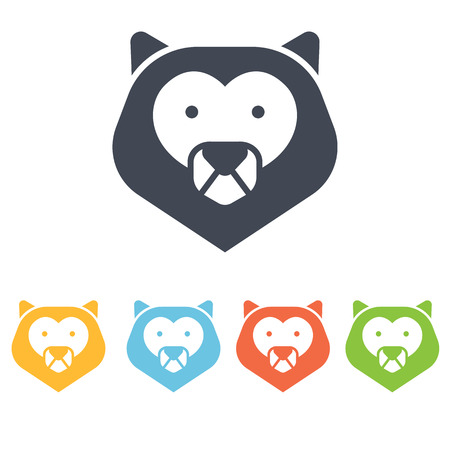 lion iconのイラスト素材