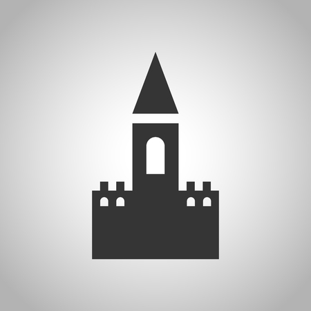 castle iconのイラスト素材