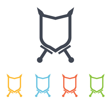 armor iconのイラスト素材