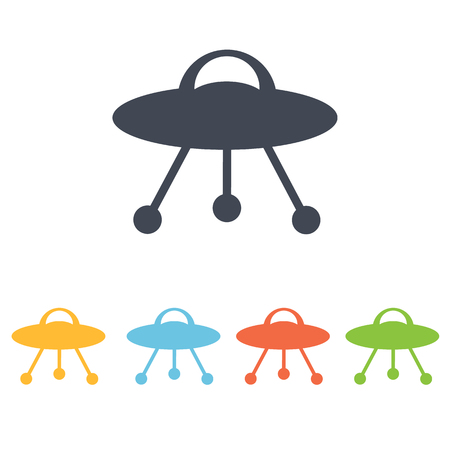 spaceship iconのイラスト素材