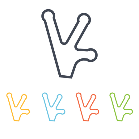 space alien iconのイラスト素材