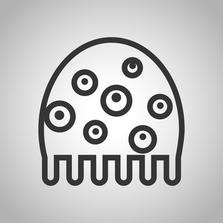 space alien iconのイラスト素材