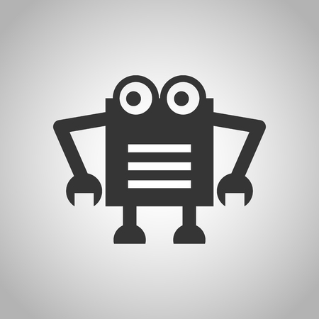 robot iconのイラスト素材