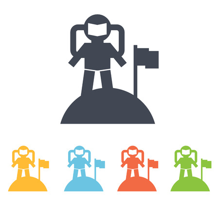 cosmonaut iconのイラスト素材