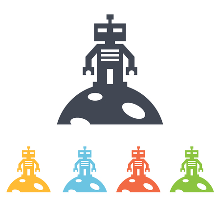 robot iconのイラスト素材