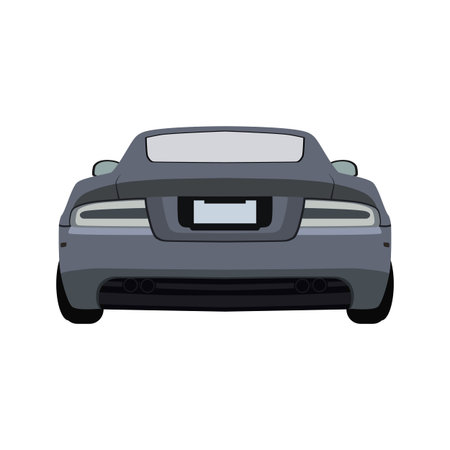 super car flat iconのイラスト素材