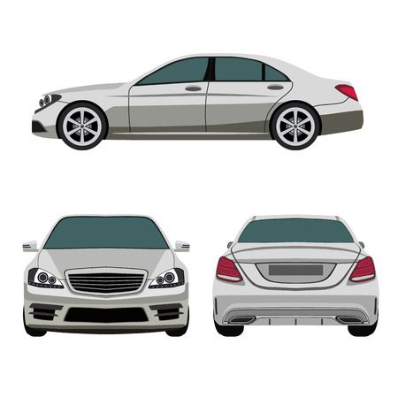 super car flat iconのイラスト素材