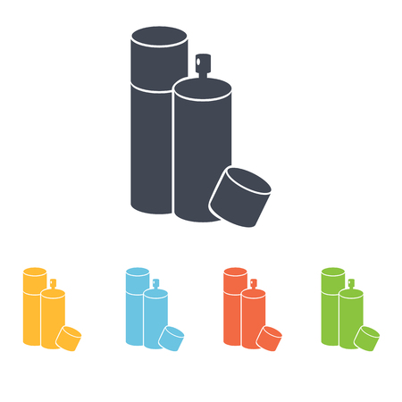 hair spray iconのイラスト素材