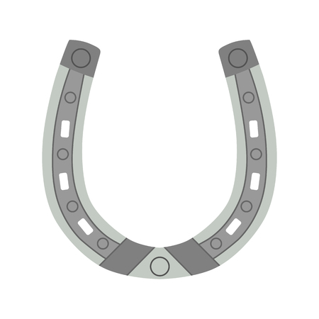 horseshoe flat iconのイラスト素材