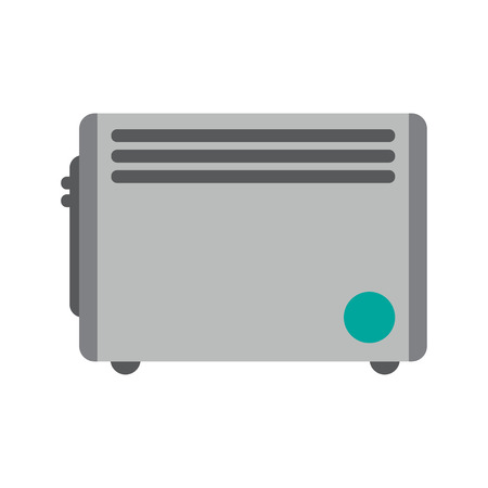 radiator flat iconのイラスト素材