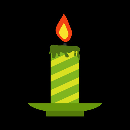 candle flat iconのイラスト素材
