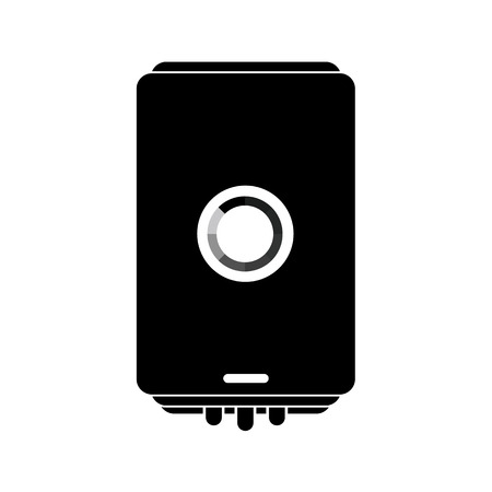 boiler flat iconのイラスト素材