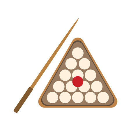 billiards flat iconのイラスト素材
