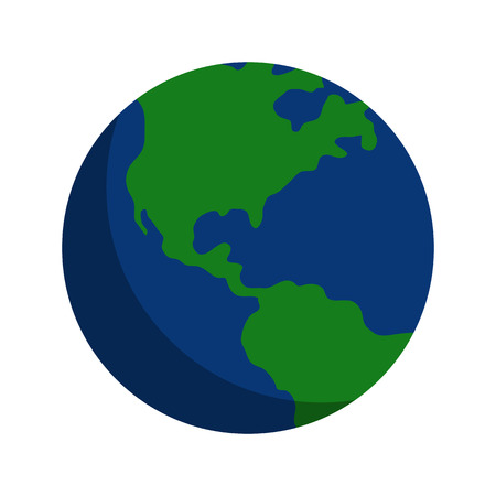 planet flat iconのイラスト素材