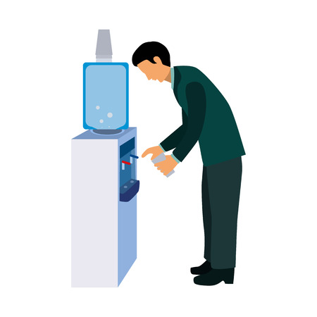 office people flat iconのイラスト素材