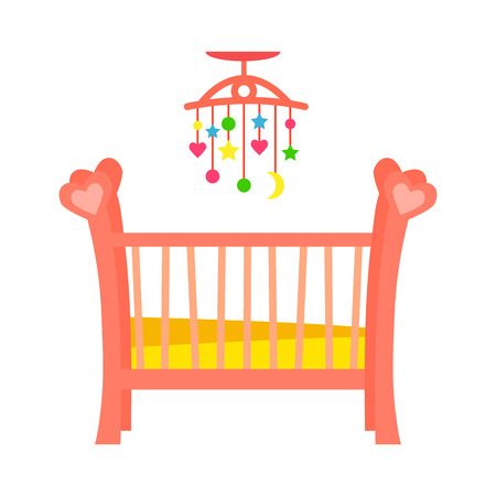 cradle flat iconのイラスト素材