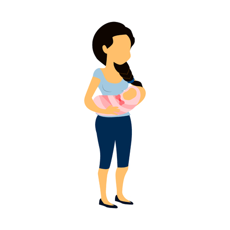 mother flat iconのイラスト素材