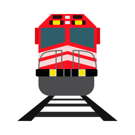train flat iconのイラスト素材
