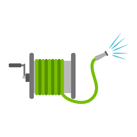 Garden equipment flat icon.のイラスト素材