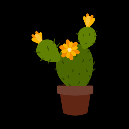 Flower flat iconのイラスト素材