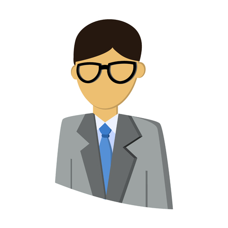 businessman isometric iconのイラスト素材
