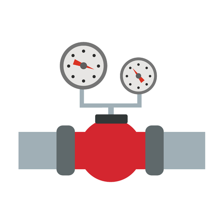 Oil industry flat iconのイラスト素材
