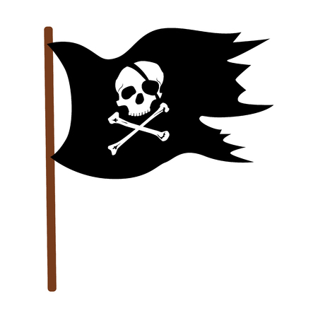 pirate flat iconのイラスト素材