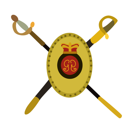 soldier 19th century flat iconのイラスト素材