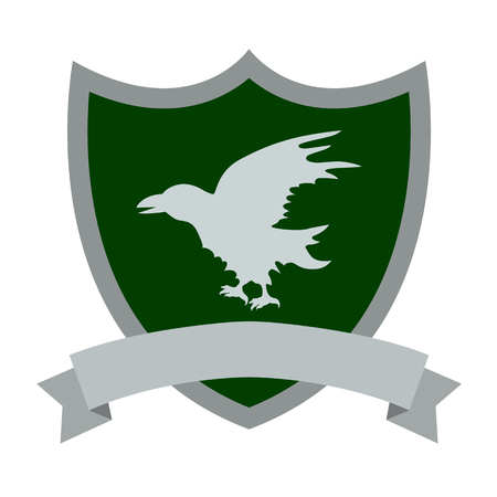 coat of arms flat iconのイラスト素材