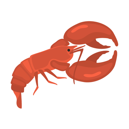 seafood flat icon setのイラスト素材