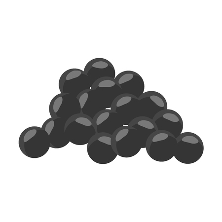 seafood flat icon setのイラスト素材