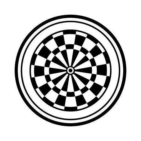 Sport equipment simple darts iconのイラスト素材