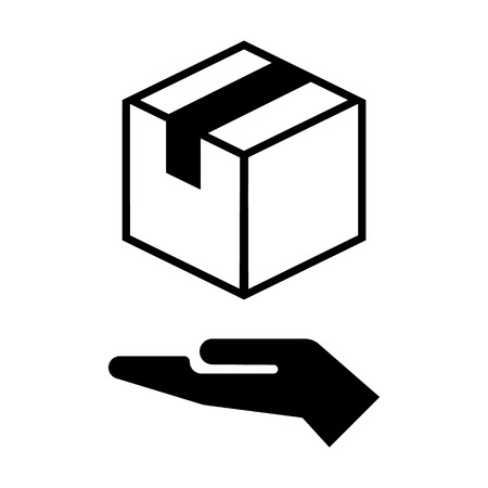 Box line simple icon Vector illustration.のイラスト素材