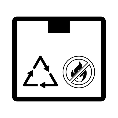 Box line simple icon Vector illustration.のイラスト素材