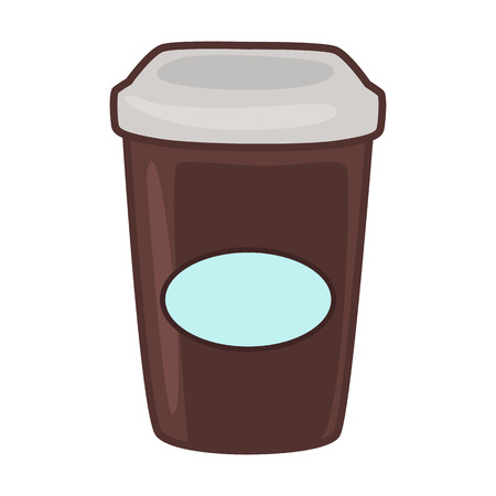 Fast drink flat iconのイラスト素材