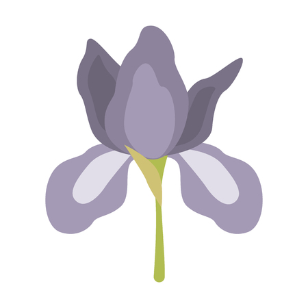 Spring flower flat iconのイラスト素材