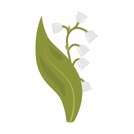 Spring flower flat icon Vector illustration.のイラスト素材