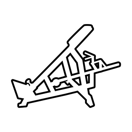 Sport equipment line iconのイラスト素材