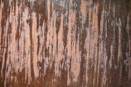 metal surface covered with rust and corrosionの写真素材